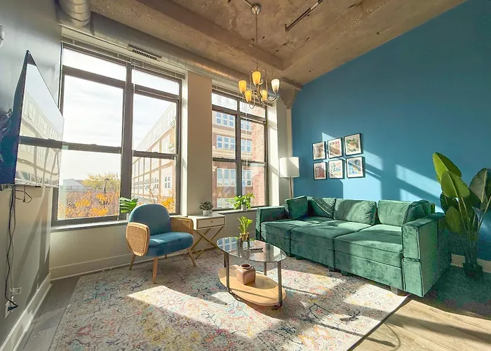 Mccormick Place Beautiful 2Br Apartment With Optional Parking Sleeps Up To 8 Near Soldier Field, Grant Park And Lakefront Trail